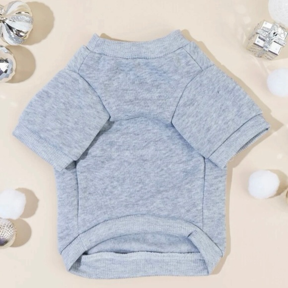 Merry Christmas plaid cat/dog sweater M - Picture 3 of 5